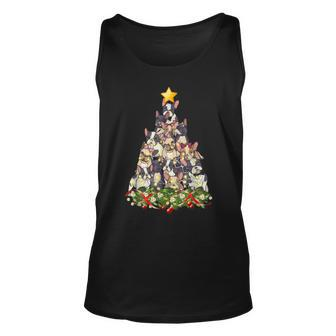Christmas Tree French Bulldog Ugly Christmas Sweaters Tank Top - Monsterry AU