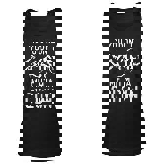 Funny Clown Halloween Scary Costume Joke Gag Gifts Unisex Tank Top | Mazezy