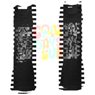 Funny Cool Gays Club Cool Pride Club Gay Pride Unisex Tank Top | Mazezy