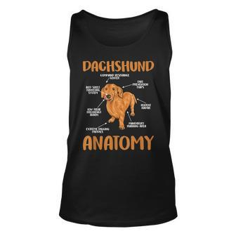 Funny Dachshund Gifts For Wiener Dog And Doxie Lovers Gift For Women Unisex Tank Top - Thegiftio UK