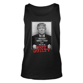 Donald Trump Not Guilty Shot Free Trump 2024 Tank Top | Mazezy