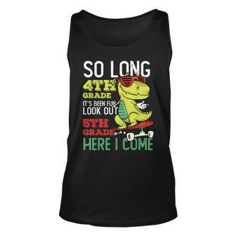 Funny End Of School 4Th Grade Graduate 5Th Grade Here I Come Unisex Tank Top - Seseable