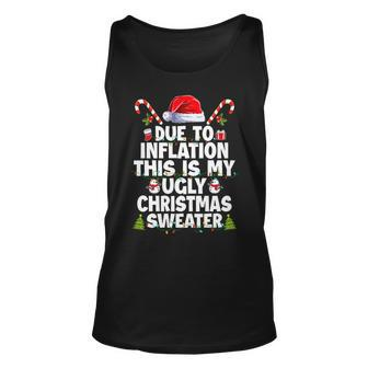 Family Due To Inflation Ugly Christmas Sweaters Tank Top - Monsterry AU