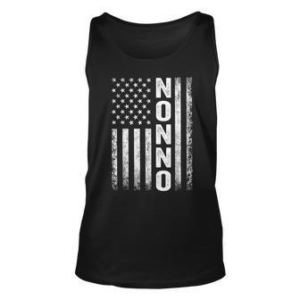 Funny Fathers Day Nonno American Flag Gift Unisex Tank Top - Thegiftio UK
