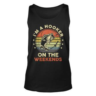 Fishing I'm A Hooker On The Weekends Bass Fish Tank Top - Monsterry AU