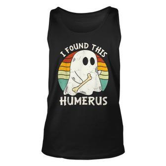 I Found This Humerus Boo Ghost Halloween Costume Tank Top - Seseable
