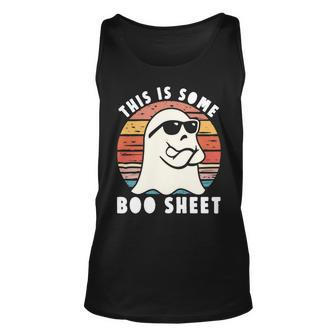 Halloween Boo Ghost This Is Some Boo Sheet Costume Tank Top | Mazezy DE