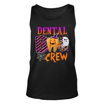 Halloween Dental Boo Crew Cute Th Dentist Spooky Tank Top | Mazezy