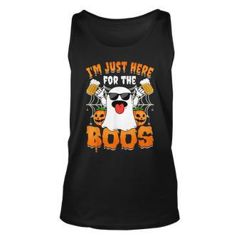Halloween Ghost Costume I'm Just Here For The Boos Tank Top - Seseable