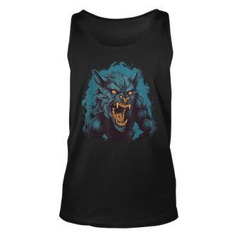 Halloween Party With This Cool Werewolf Costume Tank Top - Seseable