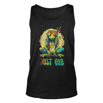 Hippie Frog Just Chill Tank Top - Monsterry