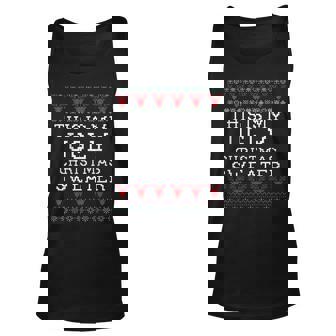 Holiday Ugly Christmas Sweater Tank Top | Mazezy