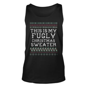 This Is My Holiday Ugly Christmas Sweater Tank Top - Monsterry CA