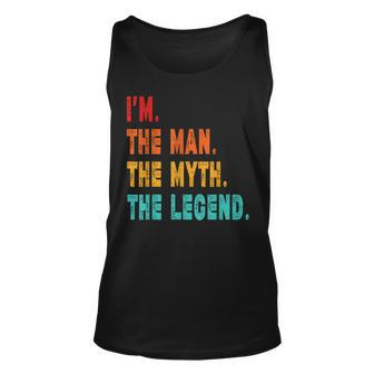 I'm The Man The Myth The Legend Tank Top - Seseable