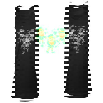 Funny Leprechaun Griddy Dance Saint Patricks Day Unisex Tank Top | Mazezy