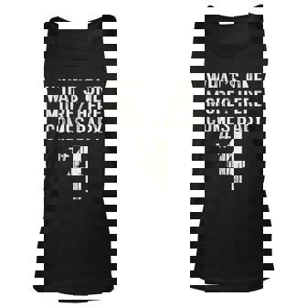 Funny Mens Pregnancy Whats One More Baby 4 Unisex Tank Top - Thegiftio UK
