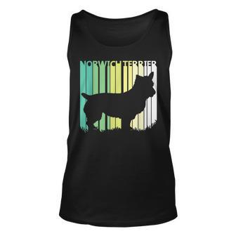 Funny Norwich Terrier Gift Idea For Dog Lover Unisex Tank Top | Mazezy