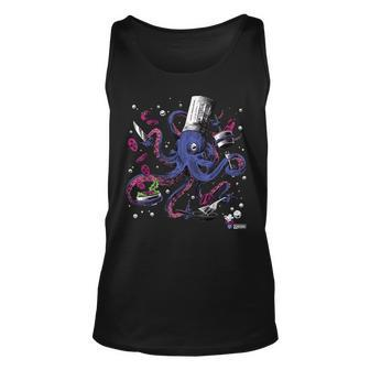 Funny Octopus Kitchen Chef Humor Unisex Tank Top - Seseable