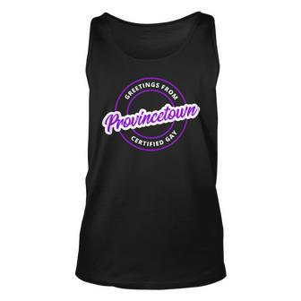 Funny Provincetown Massachusetts Gay Lgbt Pride Unisex Tank Top | Mazezy