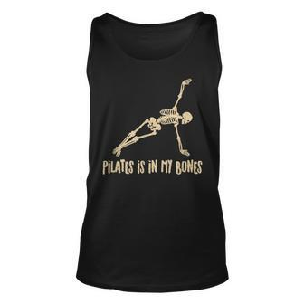 Skeleton Pilates Is In My Bones Pilates Instructor Tank Top - Monsterry