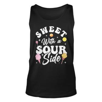 Funny Sweets Candy Patch Kids Sweet With A Sour Side Unisex Tank Top - Seseable