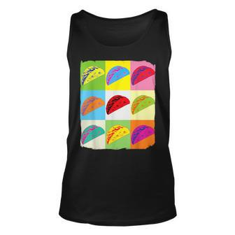 Taco Taco Art Mexican Food Taco Lover Tank Top - Monsterry CA