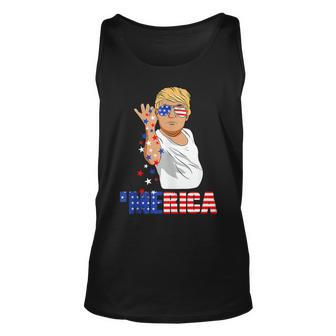 Funny Trump Salt Merica Freedom 4Th Of July Gifts Unisex Tank Top | Mazezy