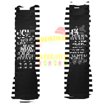 Ugly Christmas Saying Christmas Tank Top | Mazezy