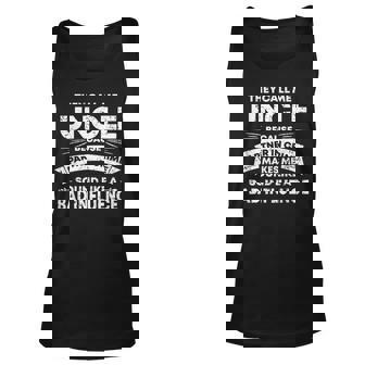Funny Uncle Gift Fun Distressed Uncle Unisex Tank Top | Mazezy