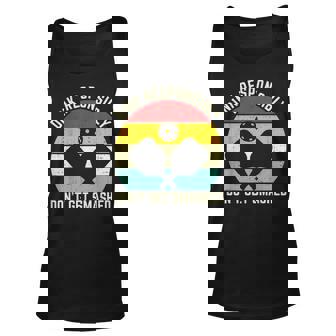 Funny Vintage Dink Responsibly Dont Get Smashed Pickleball Unisex Tank Top | Mazezy