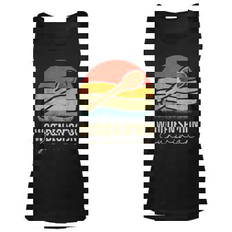 Funny Wooden Spoon Survivor Meme Vintage Retro Unisex Tank Top | Mazezy