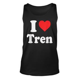 Funny Workout Quote I Love Tren DesignCool Bodybuilder Unisex Tank Top - Seseable