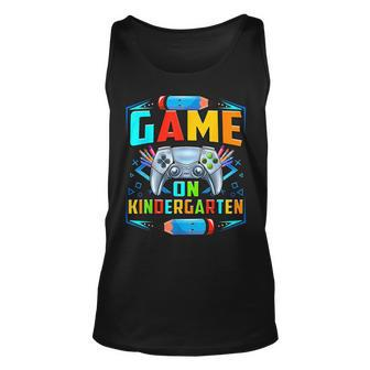 Game On Kindergarten Back To School Video Games Boys Games Tank Top | Mazezy