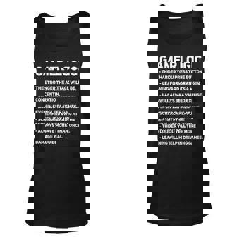 Gamer Logic Facts Video Gamer Birthday Gift Gamer Logic Unisex Tank Top | Mazezy
