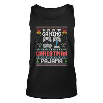 This Is My Gaming Christmas Pajama Sweater Merry Ugly Xmas Tank Top | Mazezy AU