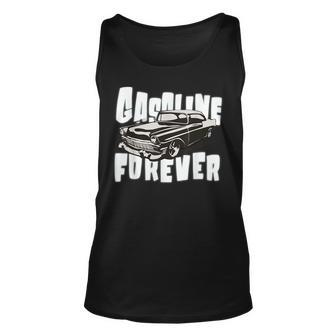 Gasoline Forever Gas Cars Vintage Muscle Car Cars Tank Top | Mazezy