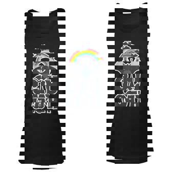 Gay Goth Lgbt Pride Funny Goth Pride Vampire Bat Unisex Tank Top | Mazezy