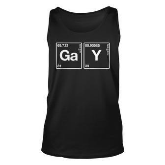Gay Male Pride Subtle Lgbtq Men Funny Chemistry Mlm Gift Unisex Tank Top | Mazezy