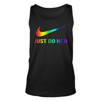 Gay Pride Just Do Her Pride Month Tank Top | Mazezy