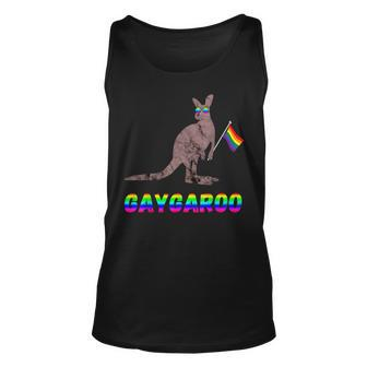 Gay Pride Kangaroo Lgbt Homosexual Marsupial Bi Australia Unisex Tank Top | Mazezy