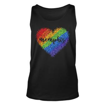 Gay Pride Memphis Lgbtq Lesbian Gay Bi Trans Unisex Tank Top | Mazezy