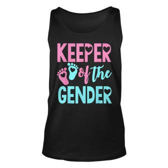 Gender Reveal Keeper Of The Gender T Gender Reveal Tank Top | Mazezy