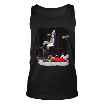 George Washington Wrestling Funny 4Th Of July Independence Unisex Tank Top | Mazezy DE