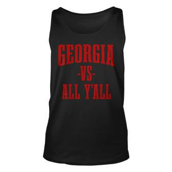 Georgia Vs All Y'all The Peach State Vintage Pride Tank Top - Monsterry