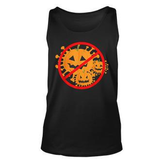 Germs Pumpkin Antibacterial Jack O' Lantern Halloween Halloween Tank Top | Mazezy