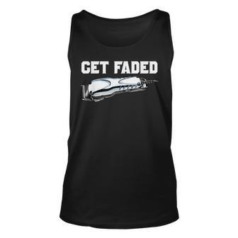 Get Faded Funny Master Barber Clipper Trimmer Gift T Unisex Tank Top | Mazezy