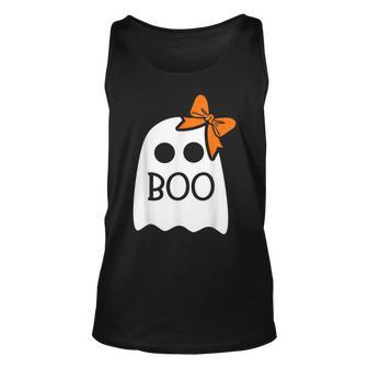Ghost With Bow Boo Halloween Costume Toddler Novelty Tank Top - Monsterry UK