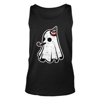 Ghost Pocket Birthday Halloween Costume Ghoul Spirit Tank Top - Seseable