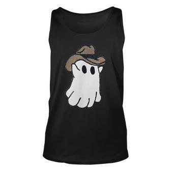 Ghost Western Halloween Ghost Cowboy Tank Top - Monsterry AU