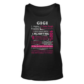 Gigi Name Gift 100 Gigi Unisex Tank Top - Seseable